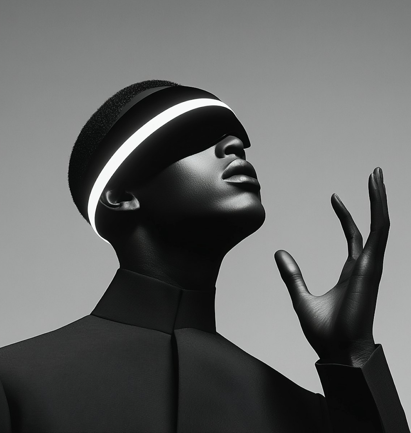 Blind evaluation concept, where the identity of the person being evaluated is hidden